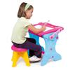 Jouet éducatif - Studio magnétique 3 en 1 - Rose - Ardoise et tableau magnétique - Lettres incluses