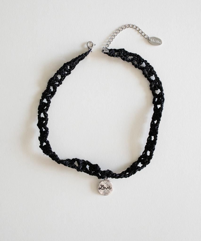 Merrymotive Love Vintage Crochet Knitted Choker
