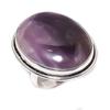 Sage Amethyst Gemstone Handmade 925 Sterling Silver Jewelry Ring Size 6.5 j3Z75