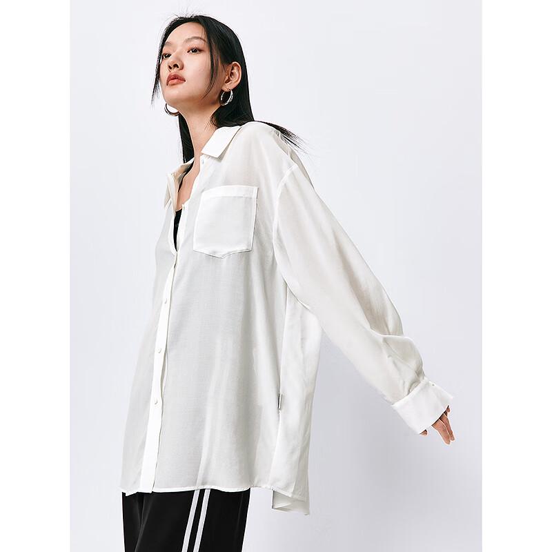 Peacebird Women's Elegant Back-Split Blouse