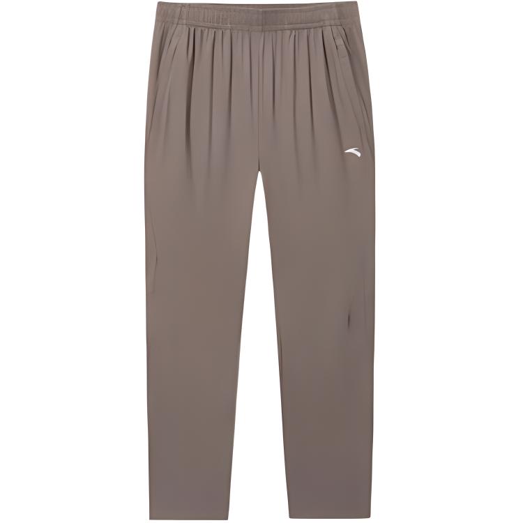 

Anta Simple Solid Color Elastic Straight Leg Knitted Sports Pants Men bottoms Faded-Brown 952527303-1 XL