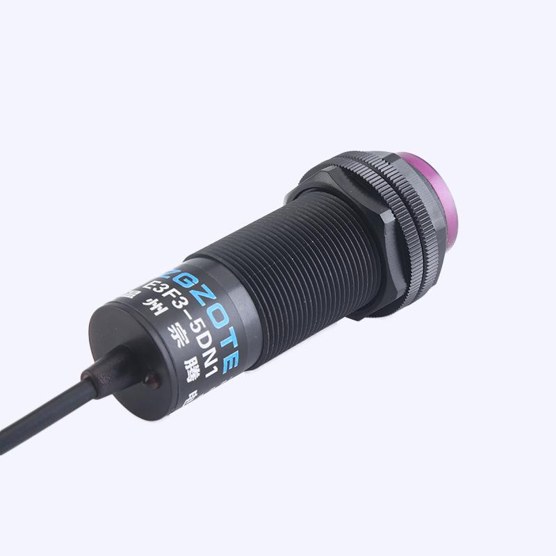 Zongteng E3F3-5DN1-5L NPN Infrared Photoelectric Switch, 6-36V, Three-Wire, Normally Open