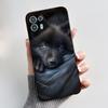 Shockproof Casing For Motorola Edge 20 Lite/Edge 20 Fusion Silicone Black Case For Edge 30 Fusion Stylish Panda Printed Cover