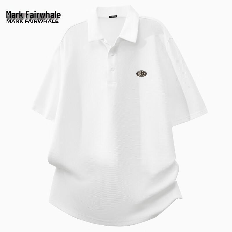 

Mark Fairwhale Men s Retro Waffle Polo Shirt 4XL