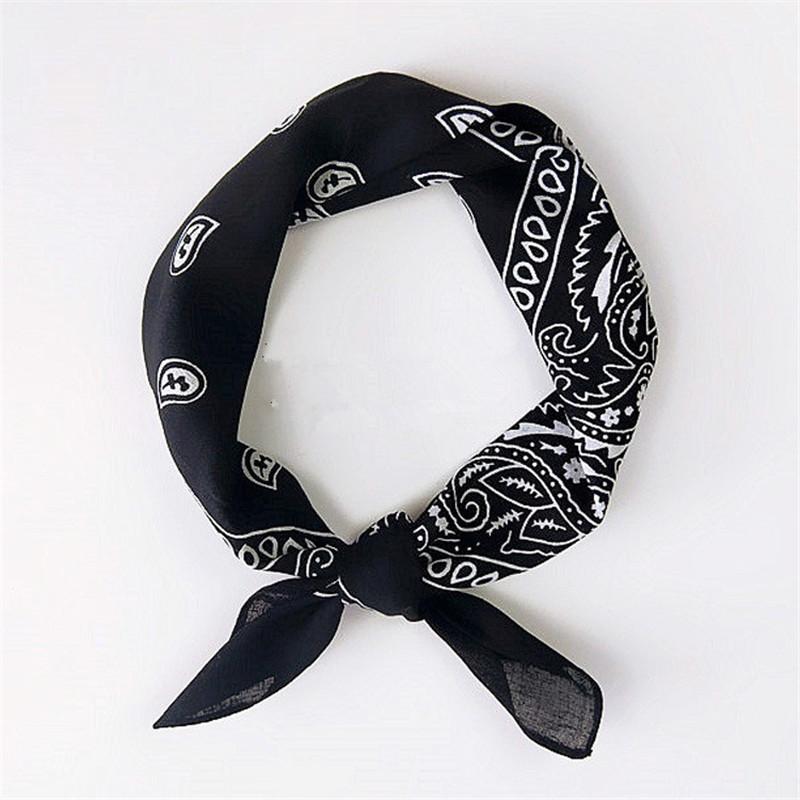 Unisex Cotton Blend Hip Hop Bandana Headwear Hair Band Scarf Neck Wrist Wrap Band Magic Head Square Scarf Hairband