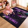 Minecraft Blood Moon Adventure Rectangular Rug Nonslip Thick Carpet For Living Room Bedroom Office Home Decor Memorial Gift