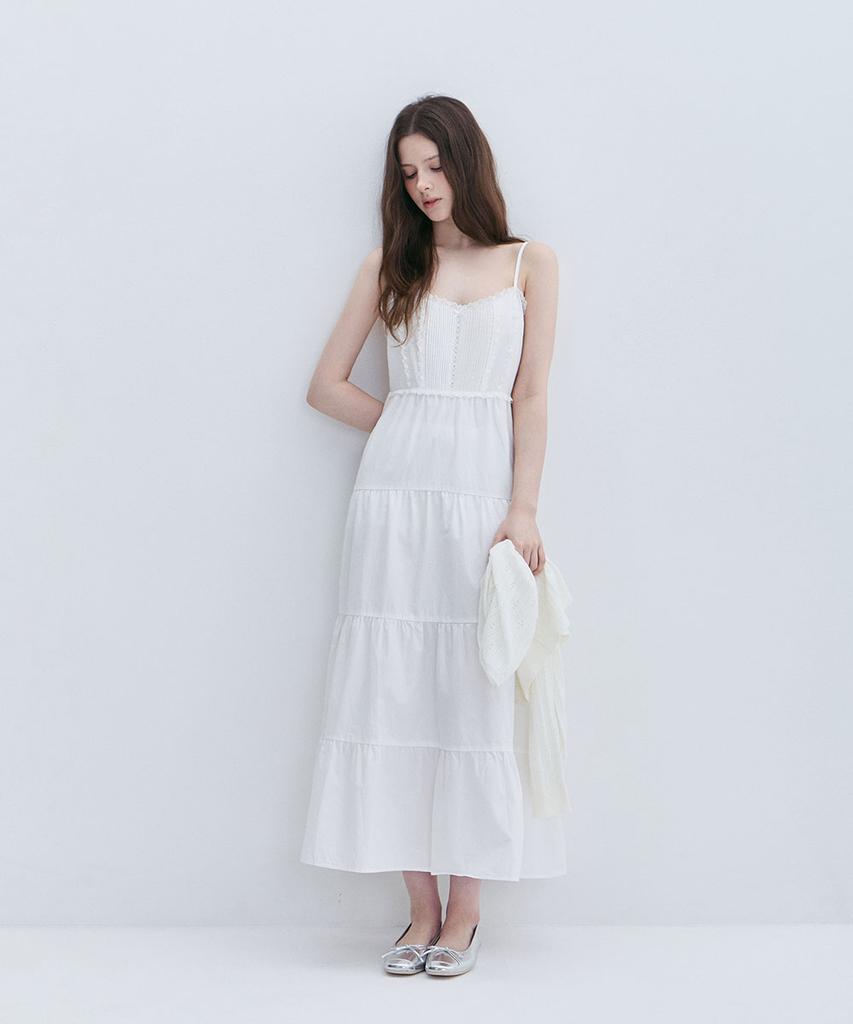 Moabel Whisper Long Dress-Ivory