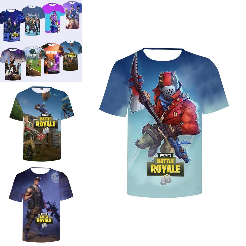 Fortnite Tshirts 3d Best Video Game Battle Royale Short Sleeved Breathable