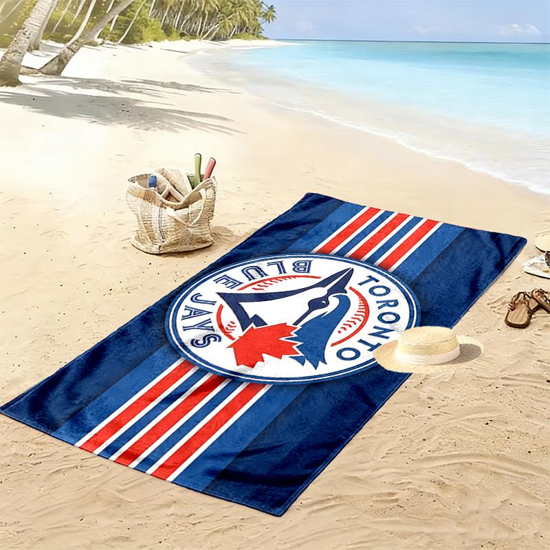 Toronto Blue Jays2 Print Beach Towel, Large Soft Quick Dry Towel for Beach Camping Swimming