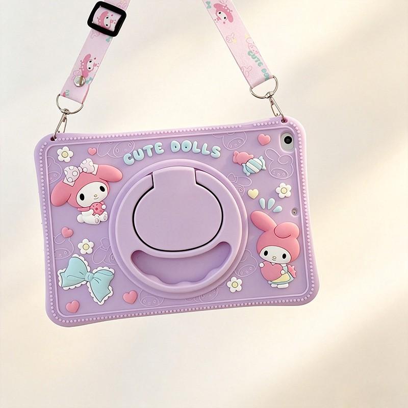 IPad 10 Case Air 2 3 4 5 6 7 Pro 11 9.7 Inch Melody Cartoon Silicone Tablet Cover