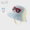 David Bella Boys' Elegant Fisherman's Hat Summer New Collection Children's Pure Cotton Hat Baby Sunshade Hat
