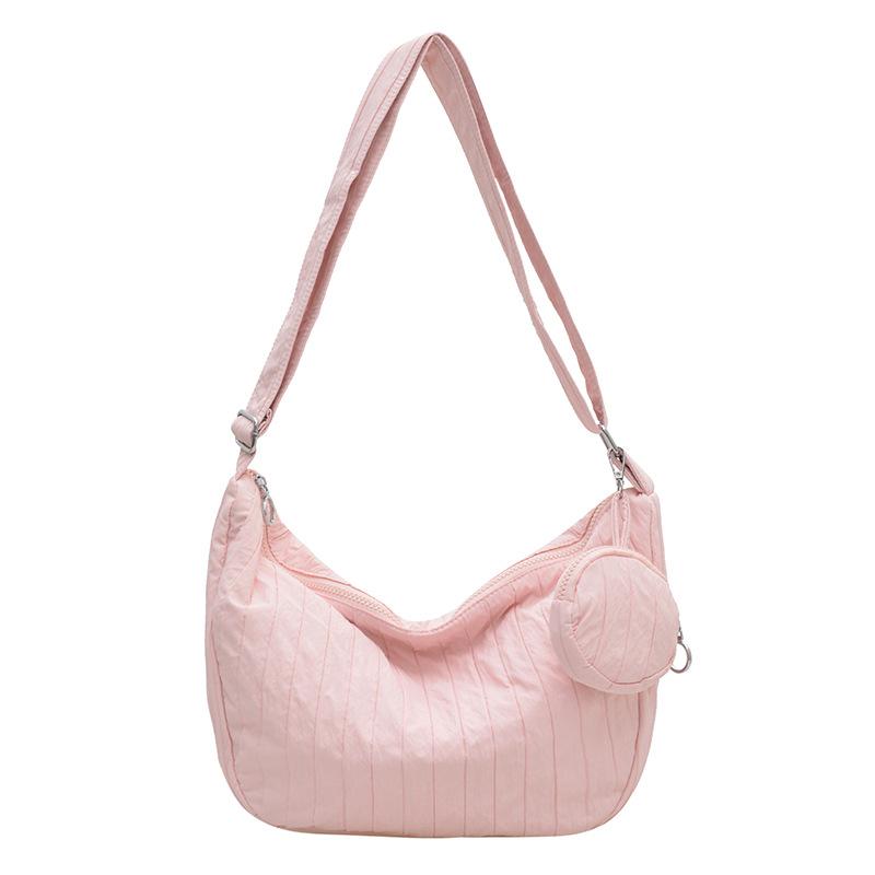 Casual bag women's new crossbody dumpling bag fashionable shoulder bag large capacity class commuter bag