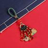 Retro Cloisonné Enamel Keychain Pendant - Sand Gold Handbag Accessory