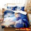 3D Print Anime FateStay Night Unlimited Blade Works Bed Set Duvet Cover Pillowcase Bedding Set Bed Linen Sheet Quilt Cover Full