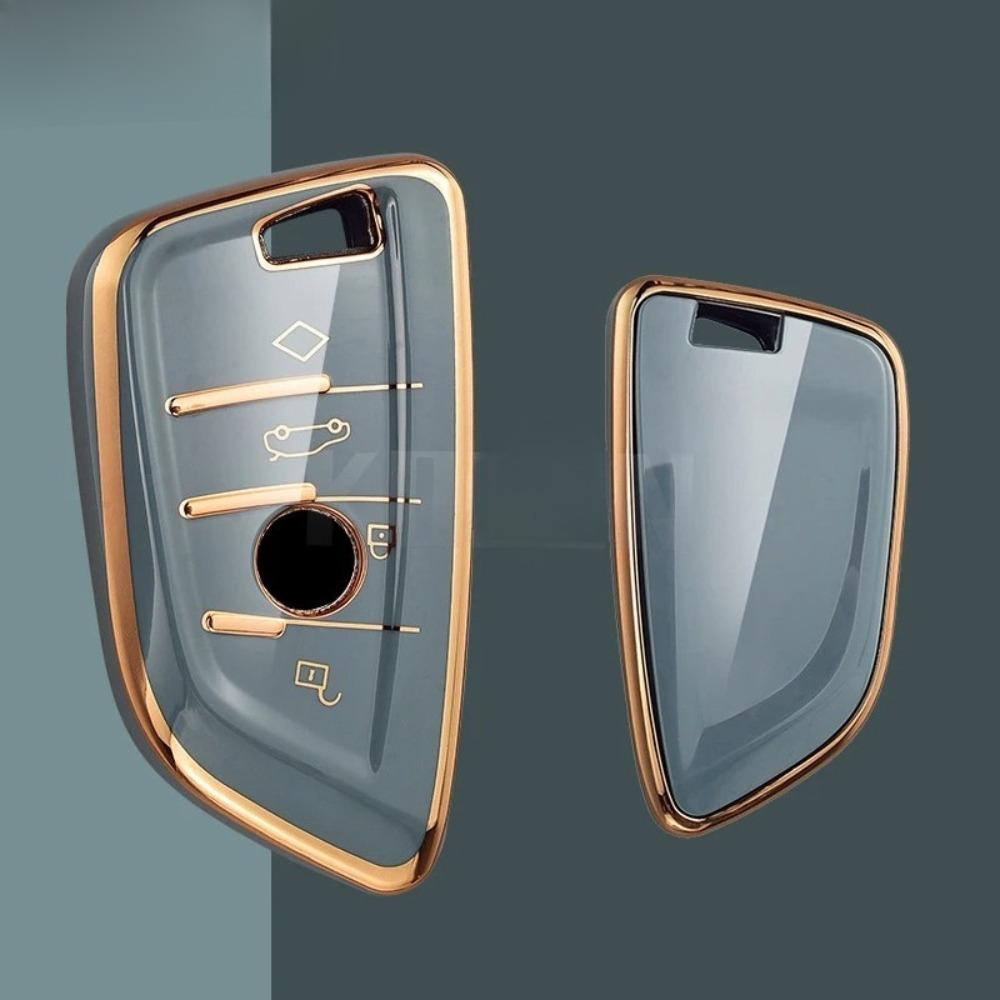 TPU Car Remote Key Case Cover Shell for BMW X1 X3 X5 X6 X7 1 3 5 6 7 Series G20 G30 G11 F15 F16 G01 G02 F48 Protector Holder Fob