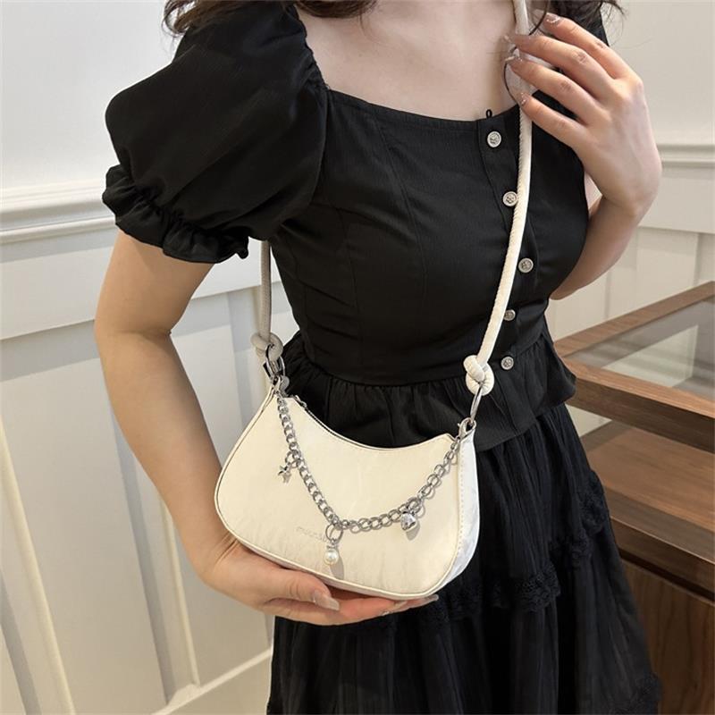 Niche Underarm Bag Women'S  Trendy Chain Shoulder Crossbody Bag Versatile Commuting Bag Messenger Bags Girl Birthday Gift