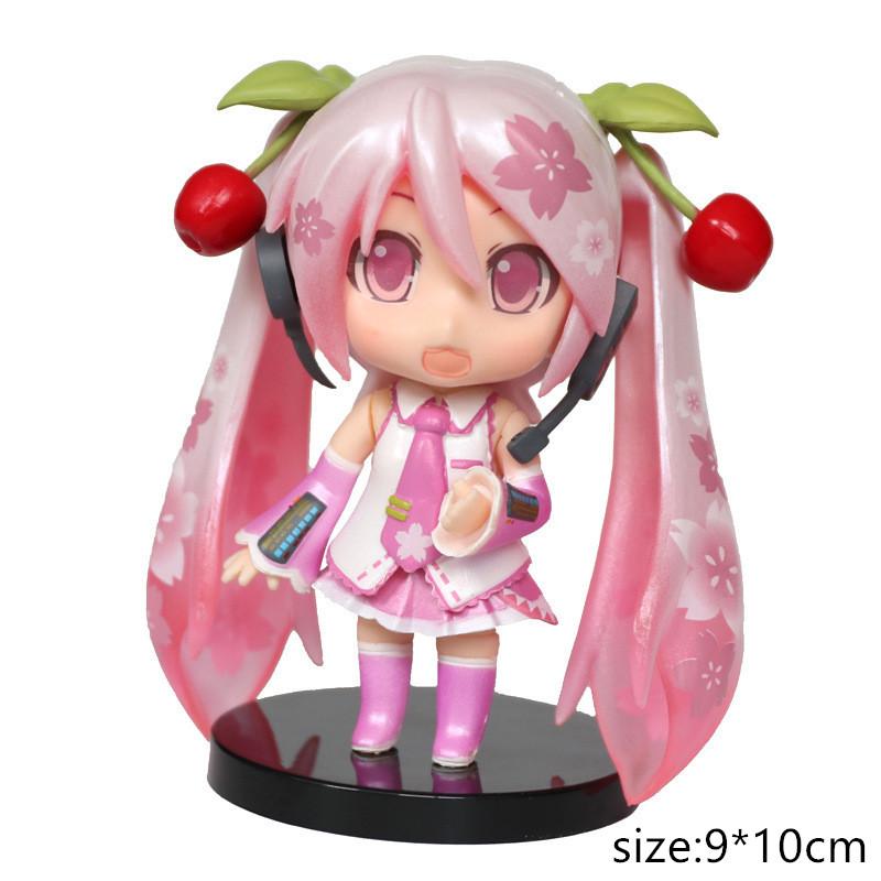 Japanese Anime Figure 15cm Hatsune Miku Kawaiii Girl Sitting In a Chair PVC Model Doll Toys Collection Chrismas Gift