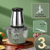 Stainless Steel Multi-Functional Meat Grinder & Vegetable Processor with High Power