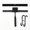 Squeegee 10'' 12'' 14'' INCH Black Rubber Silicone Shower Cleaner with Hook Stainless Steel Scraper Bathroom Car Window Tools