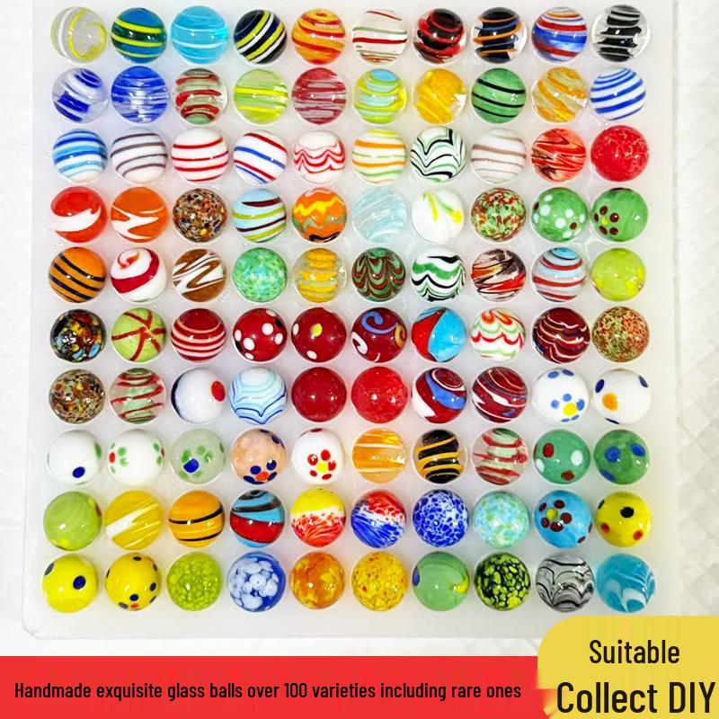 16mm Handmade Luminous Glass Beads - Night Glow Balls