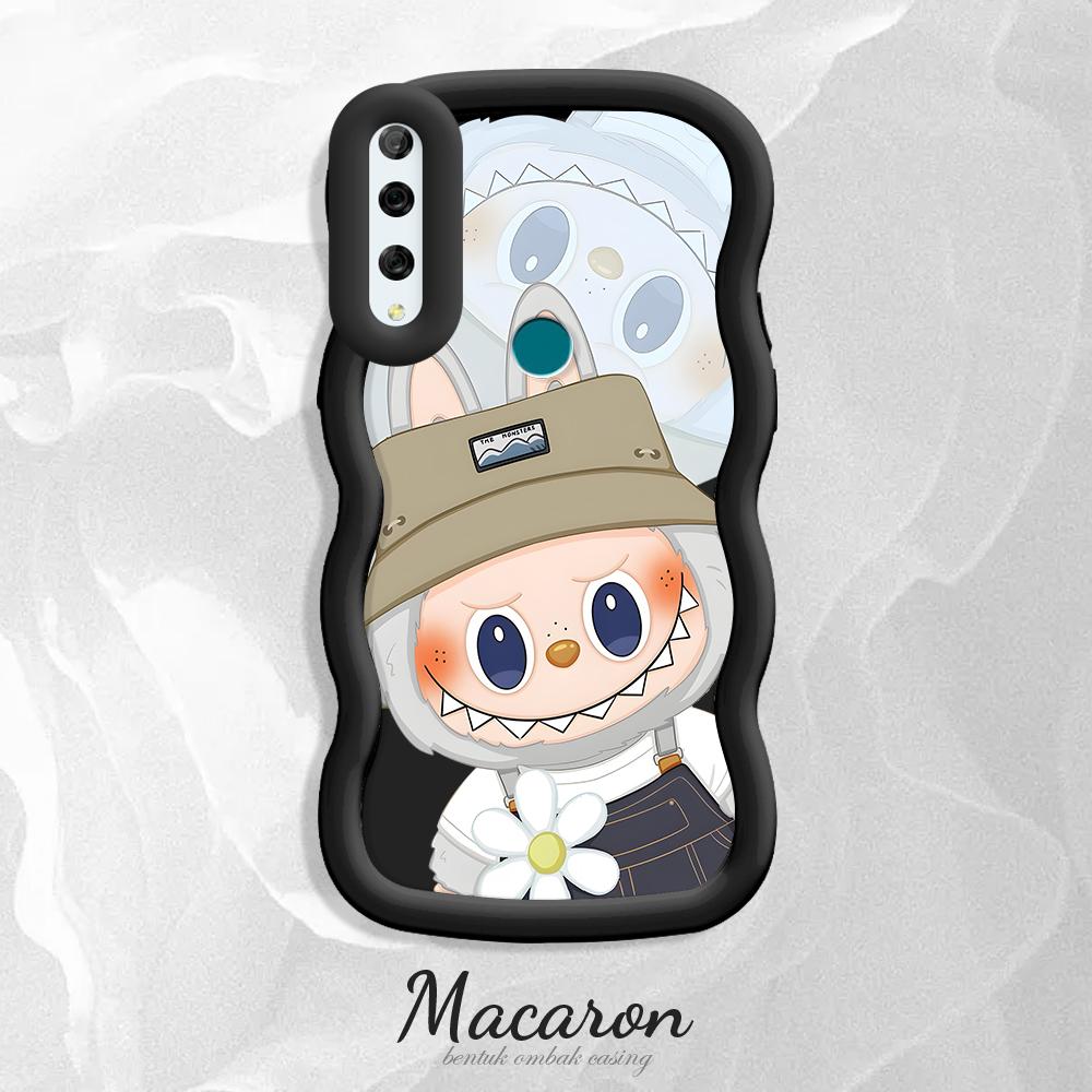Gemaltes Muster Big Wave Edge Weiches Silikonmaterial Macaron-Telefongehäuse Stoßfestes Schutzgummigehäuse für iPhone Huawei Honor Infinix Tecno
