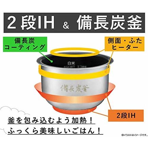 Panasonic Rice Cooker 3.5 Go Single Living IH Flat Top Black SR-KT060-K