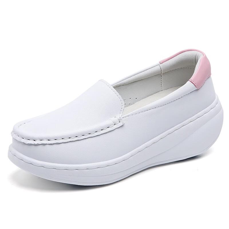 An Zuen Soft Sole Nurse Work Shoes with 5cm Hidden Heel
