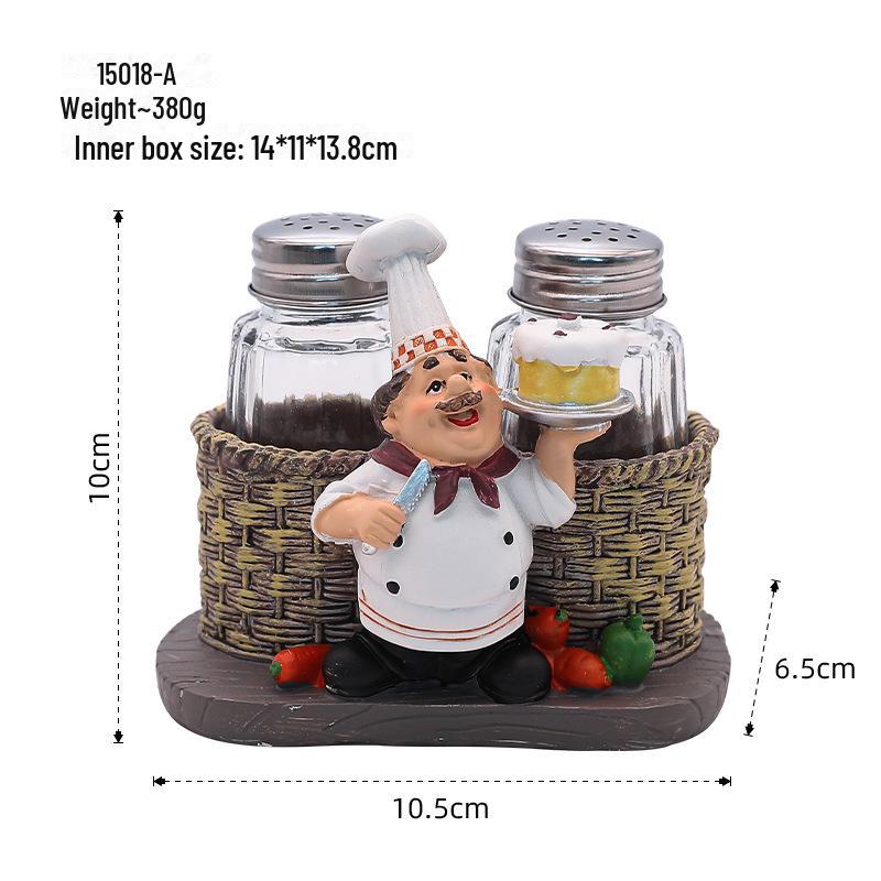 Creative Chef Resin Ornament Pepper Bottle