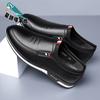 Men's shoes 2025 new summer trendy sports little white shoes men's leather breathable casual leather shoes