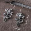 Bohemian Style Retro Lotus Snake-shaped Temperament Entwined Earrings