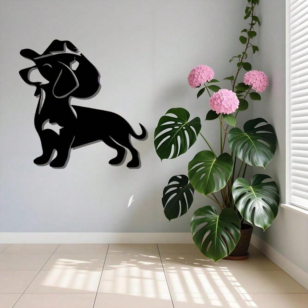 Personalized Metal Wall Art Dog Decor Christmas Halloween Gift
