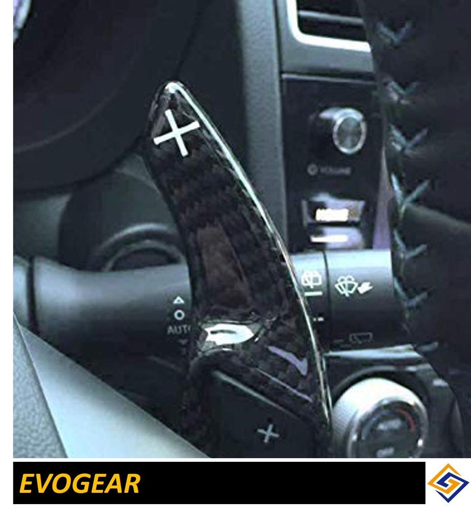 E131 EVOGEAR Compatible/Replacement Paddle Shift Cover Real Carbon Compatibility Compatible