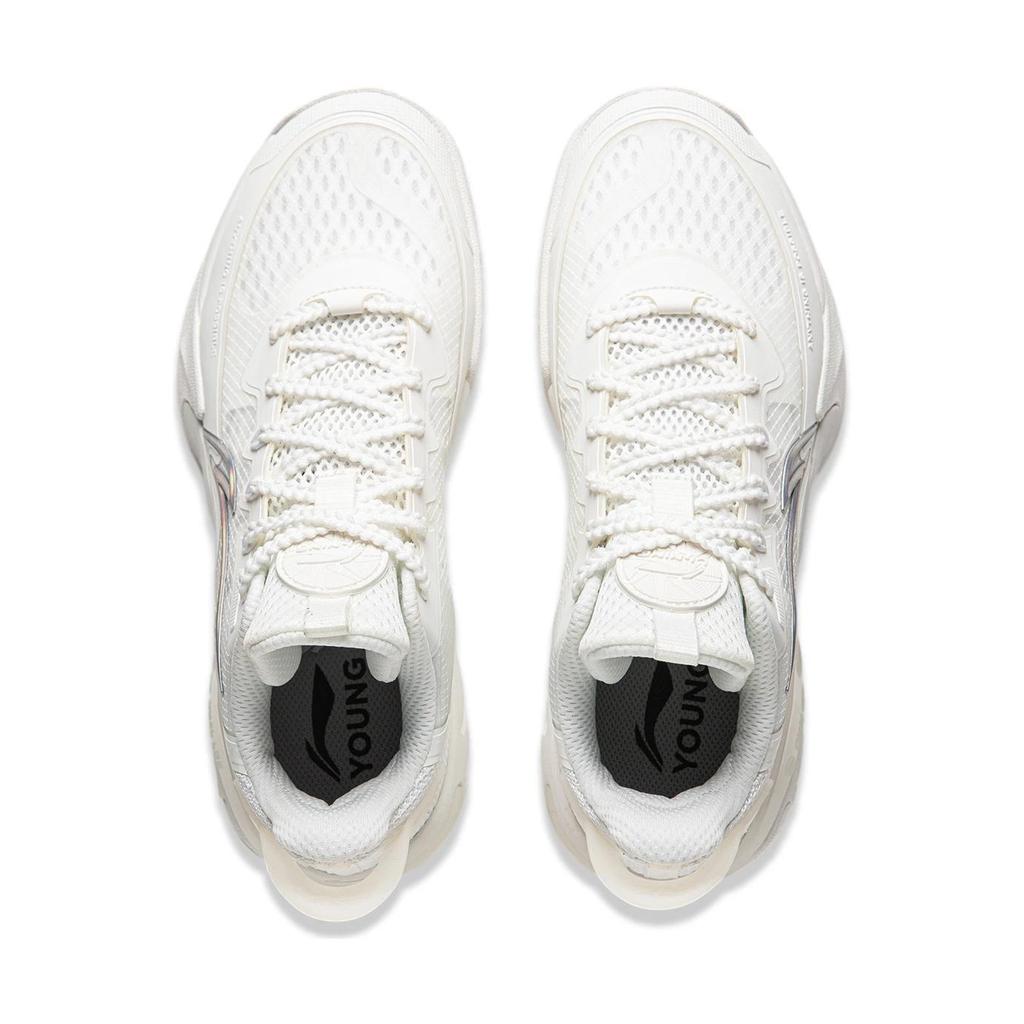 Li Ning Youth Wind Shadow 2.0 Light Foam Lace-Up Non-Slip Shock Absorbing Durable Breathable Lightweight Rebound Low-Top Basketball Shoes YKBU072-1