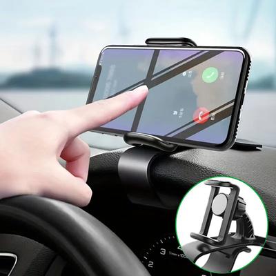 Držák telefonu do auta Univerzální držák na palubní desku do auta s klipem pro GPS držák do auta pro iPhone, Xiaomi, Samsung...