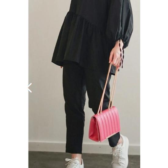 Magnetische Schulter- und Handtasche mit Kettenriemen