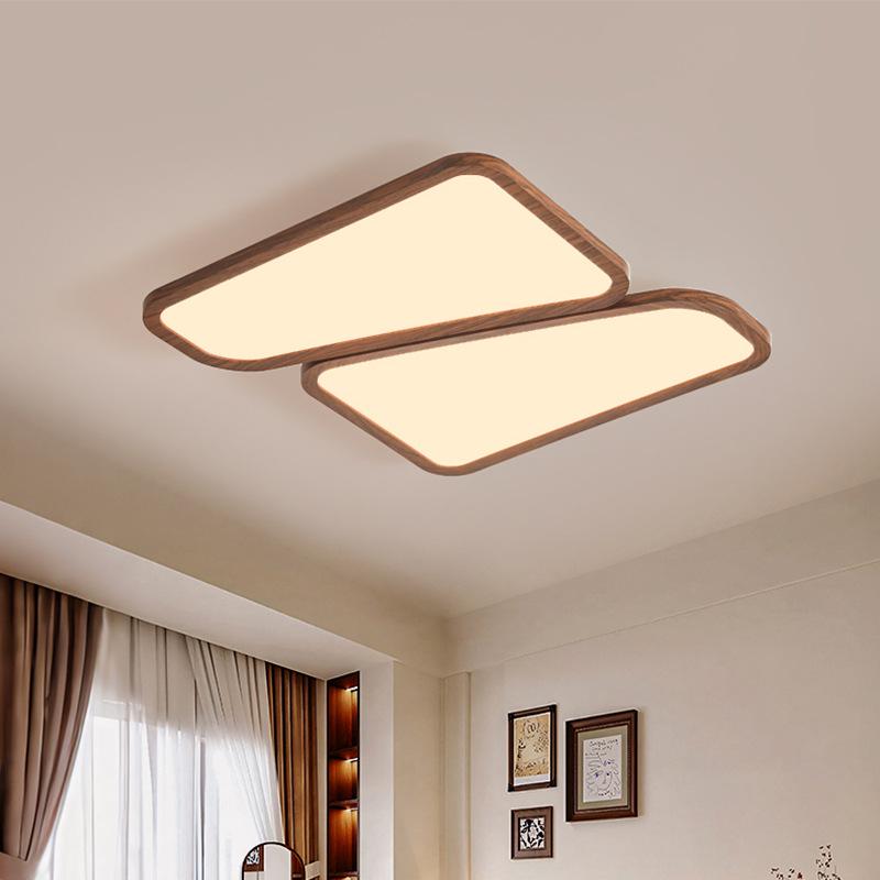Modern Chinese-Style Ultra-Thin Rectangular Ceiling Light for Living Room and Bedroom