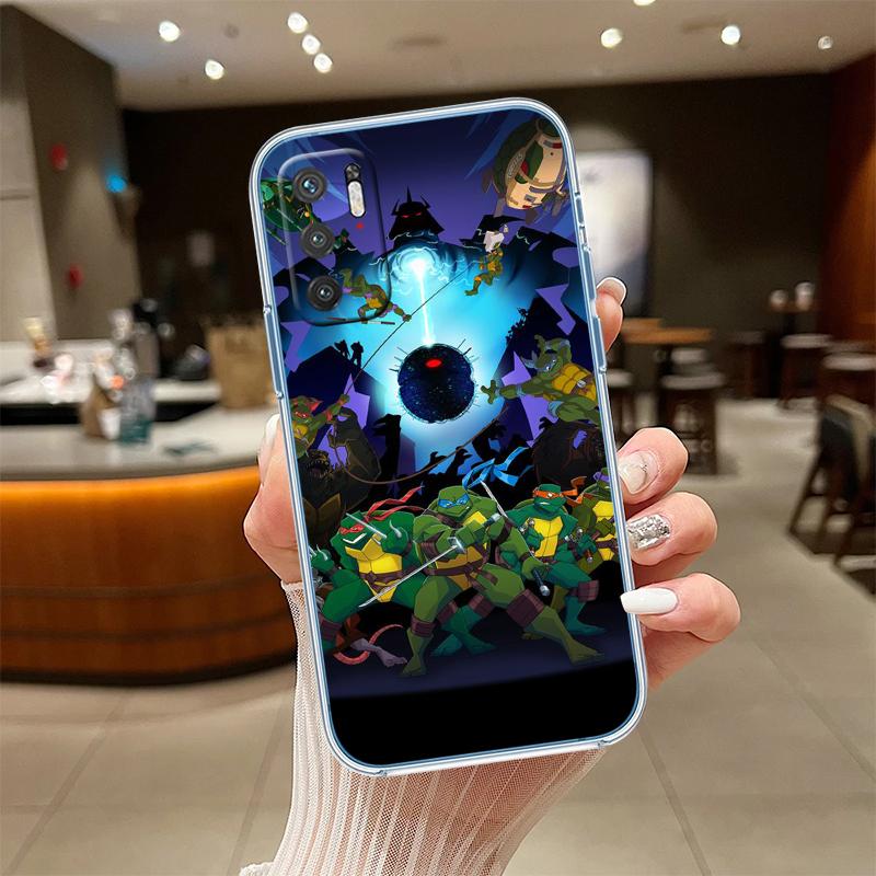 

RE61 TMNT Transparent Phone Case for Samsung Galaxy A04 A04S A14 A23 A34 A54 M23 M33 M52 M53 Galaxy M52 5G