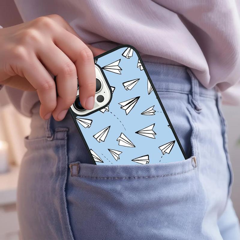 Paper Airplane Plane Trippy Phone Case For iPhone 17 Air 15 16e 14 13 Pro Max Coque 12 11 Pro Max PLUS cover