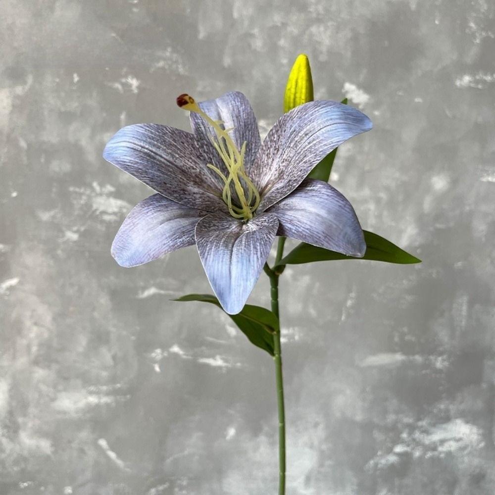 

3D Printing Simulation Flower Ins Fake Flores Artificial Flowers for Wedding Decor Light blue білий