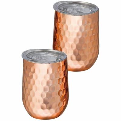 Pair of Stainless Steel Tumblers [Double-walled Vacuum Seal Keeps Drinks Hot or Cold! Enjoy Perfect Drinks Anytime!] These Insulated Mugs (includes Li