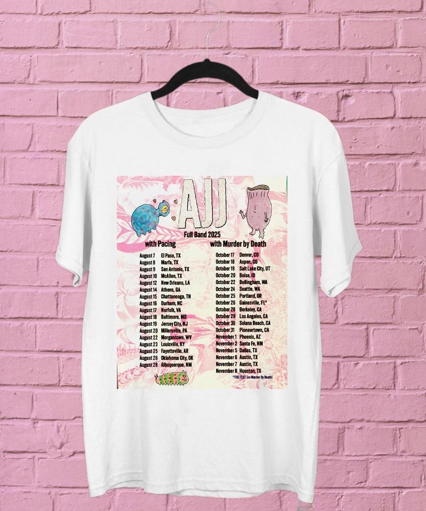 AJJ  Band New Tour  Full Size S-5XL Unisex T-Shirt XXL