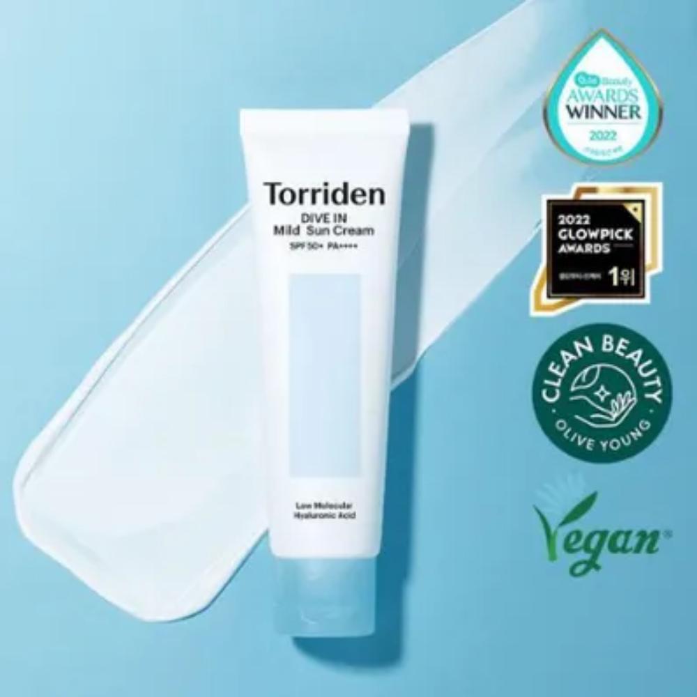 Torriden Dive-In Mild Physical Sunscreen 60ml (SPF50+) /  K-Beauty KOREA COSMETIC