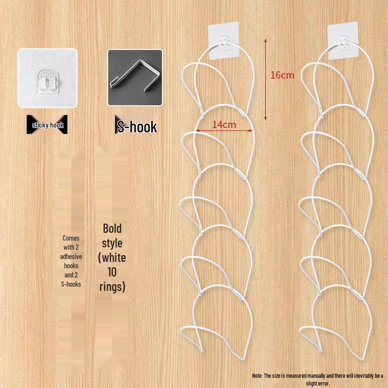 Hanging Cap & Scarf Organizer Wardrobe Hook for Hats & Bags
