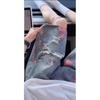 American Retro Rose Ripped Jeans Shorts Men's Summer New Trendy Brand Ruffian Handsome Loose Straight Five-point Pants