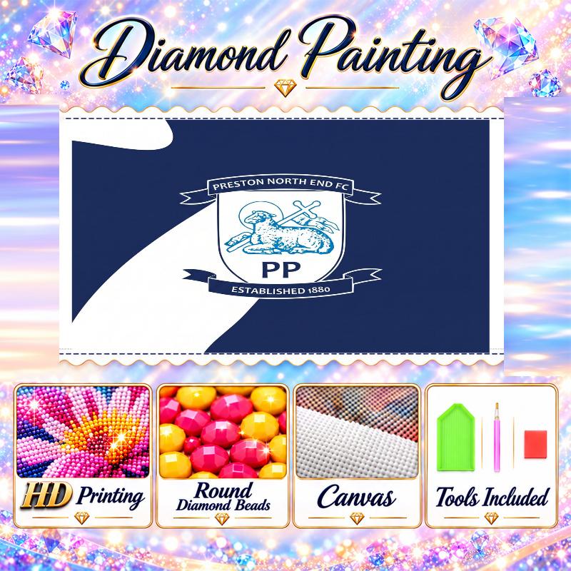 Queens Park Rangers Football Diamond Painting Kit 5D Full Drill DIY Diamond Mosaic Wall Art Home Decor