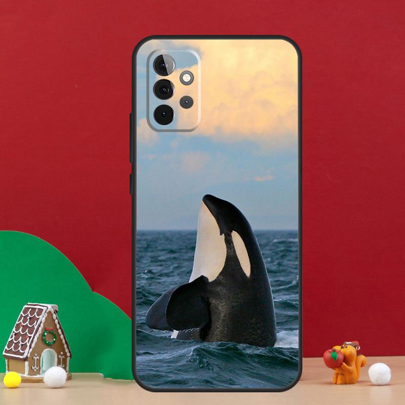 Killer Whale Orca Case For Samsung Galaxy A55 A52 A32 A12 A33 A06 A16 A26 A36 A56 A15 A53 A13 A34 A54 A14 A17