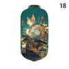 20x35cm Japanese Kimono Samurai Cat Art Pattern Lantern Restaurant Izakaya Cuisine Decor Advertising Sign Ukiyo-e Cloth Lanterns