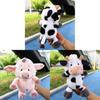 Plush Cow Toy With Pp Cotton Filling Soft Animal Pillow For Kids Gift