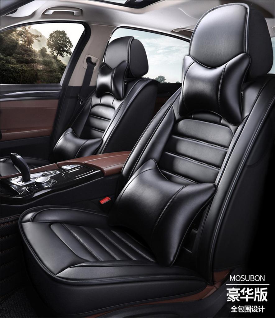 Deluxe Edition Pu Leather Car Seat Covers For KIA All Models Rio K2/3/4 Cerato Sportage Cars Cushion Auto...