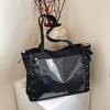 Japanese  Shoulder Bag Bow Ribbon Handbag Transparent Crossbody Bag DIY Comic Conventions Badge Doll Ita Bag for Women Tote Bags